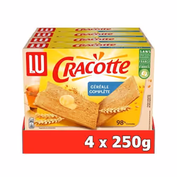 LU - Cracotte céréales complètes 250g - Lot de 4