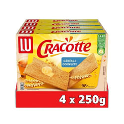 LU - Cracotte céréales complètes 250g - Lot de 4