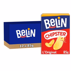 BELIN 12 Paquets de Belin Chipster 85g A Partager entre Amis ou en Famille pour les Apéros Fabriqué en France Lot de 12x85g
