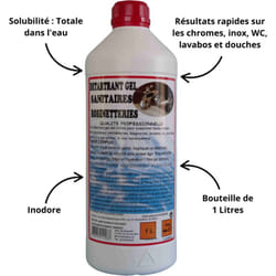 Détartrant Gel sanitaires Robinetteries