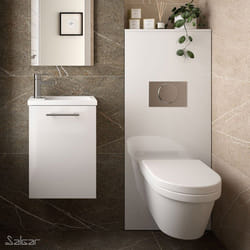 HABILLAGE BATI SUPPORT WC UNIT Couleur Blanc brillant
