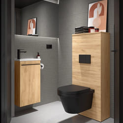 HABILLAGE BATI SUPPORT WC UNIT Couleur Chêne africain