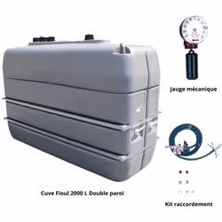 Pack cuve fioul Rothalen Plus 2000 ROTH : une solution complète pour un stockage sécurisé et pratique de vos produits pétroli ...