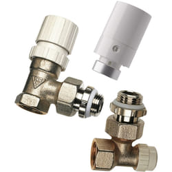 RBM - Kit robinet thermostatique + coude de retour 1/2 équerre