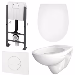 Pack WC suspendu universel Wirquin : une solution complète et optimisée Optez pour le pack bâti-support WC suspendu universel ...