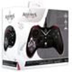 Assassins Creed - Manette Filaire USB pour PC/Xbox One/SeriesX/S avec Câble 3M - Noire et Rouge
