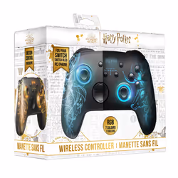 Freaks and Geeks Manette Harry Potter Switch/PC RGB Sans Fil – Câble 1M – Noire – Patronus - Vue supplémentaire 6