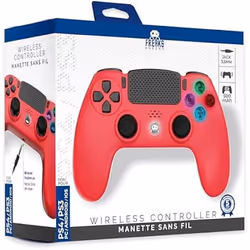 Manette de jeu - FREAKS AND GEEKS - Freaks and Geeks - Sans fil - Bluetooth - Rouge - Prise Jack 35 mm