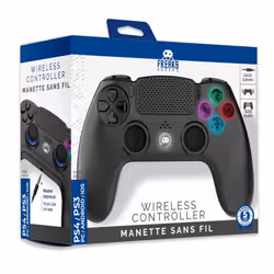 Freaks and Geeks 140142n Noir Bluetooth Manette de jeu PlayStation 4