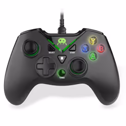 Manette de jeu filaire pour PC avec câble Freaks & Geeks