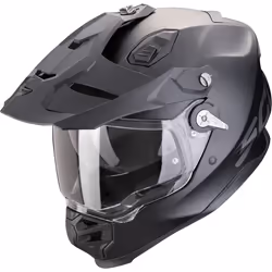 Scorpion ADF-9000 Air Solid Casque de motocross, noir-gris, taille 2XL pour Hommes