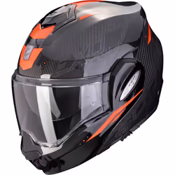 Scorpion Exo-Tech Evo Carbon Rover Casque, noir-rouge, taille 2XL pour Hommes