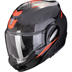 Scorpion Exo-Tech Evo Carbon Rover Casque, noir-rouge, taille 2XL pour Hommes