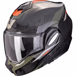 Scorpion Exo-Tech Evo Carbon Rover Casque, noir-vert, taille L pour Hommes