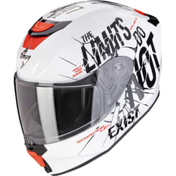 Scorpion Exo-JNR Air Boum Casque pour enfants, noir-blanc, taille M pour Des gamins