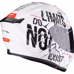 Scorpion Exo-JNR Air Boum Casque pour enfants, noir-blanc, taille M pour Des gamins