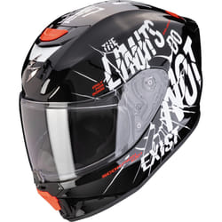 Scorpion Exo-JNR Air Boum Casque pour enfants, noir-blanc, taille M pour Des gamins