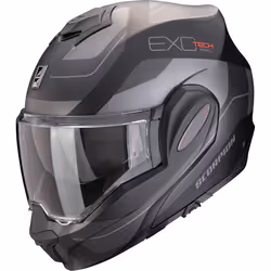 Scorpion Exo-Tech Evo Pro Commuta Casque, noir-argent, taille M pour Hommes
