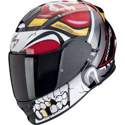 Scorpion Exo-491 Pirate Casque, noir-blanc-rouge, taille XL pour Hommes