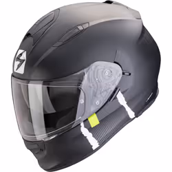 Scorpion Exo-491 Code Casque, noir-argent, taille 2XL pour Hommes