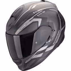 Scorpion Exo-491 Kripta Casque, noir-argent, taille S pour Hommes