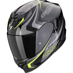 Scorpion Exo-520 Evo Air Terra Casque, noir-jaune-argent, taille S pour Hommes