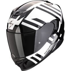 Scorpion Exo-520 Evo Air Banshee Casque, noir-blanc, taille 2XL pour Hommes
