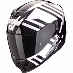 Scorpion Exo-520 Evo Air Banshee Casque, noir-blanc, taille 2XL pour Hommes