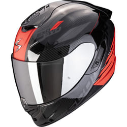 Scorpion Exo-1400 Evo 2 Air Luma Casque, noir-rouge, taille XL pour Hommes