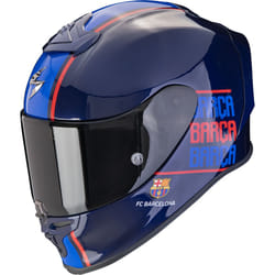 Scorpion Exo-R1 Evo Air FC Barcelona Casque, rouge-bleu, taille XL pour Hommes