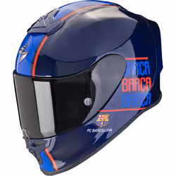 Scorpion Exo-R1 Evo Air FC Barcelona Casque, rouge-bleu, taille XL pour Hommes