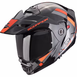 Scorpion ADX-2 Galane Casque, noir-rouge-argent, taille S pour Hommes