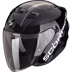 Scorpion Exo-230 QR Casque jet, noir-argent, taille L pour Hommes