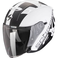 Scorpion Exo-230 QR Casque jet, noir-blanc, taille M pour Hommes