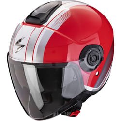 Scorpion Exo-City II Vel Casque jet, blanc-rouge, taille XS 54 55 pour Hommes