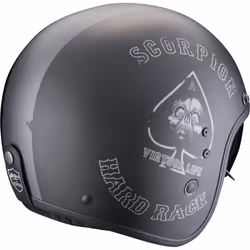 Scorpion Belfast Evo Spade Casque jet, noir-argent, taille XL pour Hommes