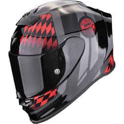 Scorpion Exo-R1 Evo Air FC Bayern Casque, noir-gris-rouge, taille M pour Hommes