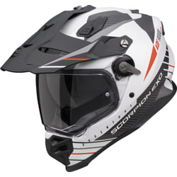 Scorpion ADF-9000 Air Feat Casque de motocross, noir-blanc-rouge, taille XL pour Hommes