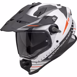 Scorpion ADF-9000 Air Feat Casque de motocross, noir-blanc-rouge, taille L pour Hommes