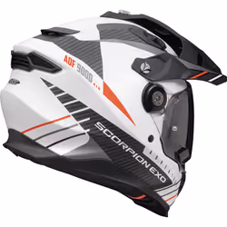 Scorpion ADF-9000 Air Feat Casque de motocross, noir-blanc-rouge, taille L pour Hommes