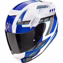Scorpion EXO-391 Captor Casque, blanc-bleu, taille S pour Hommes