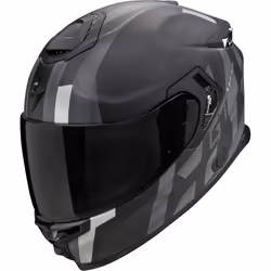 Scorpion EXO-GT SP Air Touradven Casque, noir-argent, taille L pour Hommes