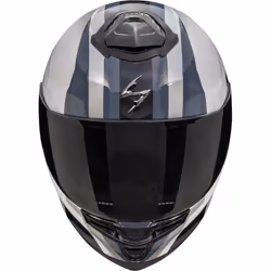 Scorpion EXO-GT SP Air Touradven Casque, blanc-argent, taille M pour Hommes