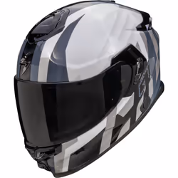 Scorpion EXO-GT SP Air Touradven Casque, blanc-argent, taille S pour Hommes