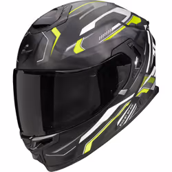 Scorpion EXO-GT SP Air Augusta Casque, noir-gris-jaune, taille XL pour Hommes