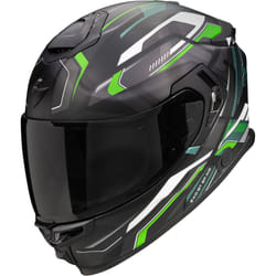 Scorpion EXO-GT SP Air Augusta Casque, noir-gris-vert, taille M pour Hommes
