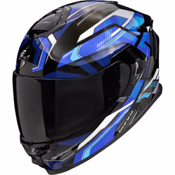 Scorpion EXO-GT SP Air Augusta Casque, noir-gris-bleu, taille 2XL pour Hommes