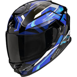 Scorpion EXO-GT SP Air Augusta Casque, noir-gris-bleu, taille XL pour Hommes