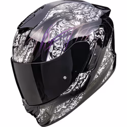 Scorpion Exo-1400 Evo II Air Fantasy Casque, noir-blanc, taille L pour Hommes