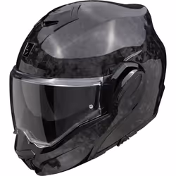 Scorpion EXO-Tech Evo Carbon Onyx Casque, noir, taille 2XL pour Hommes